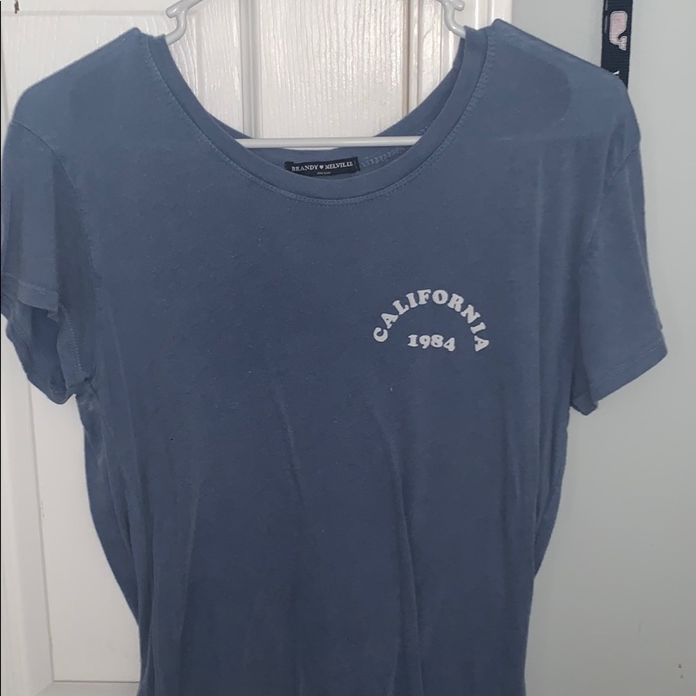 blue tee